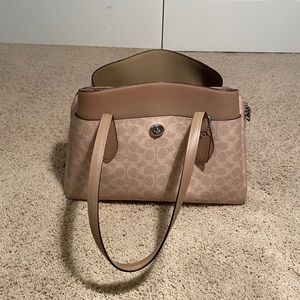 NWOT Coach tan large bag